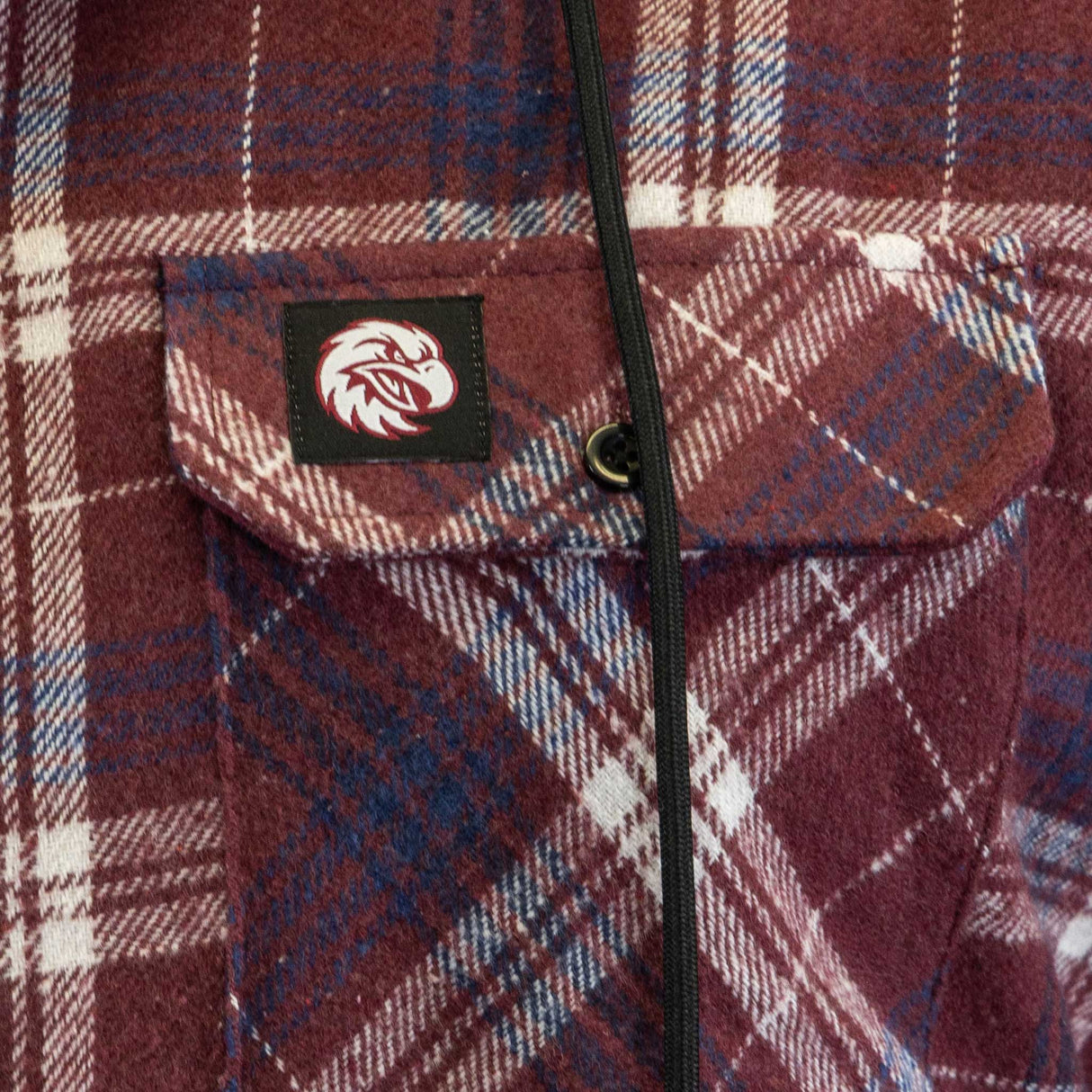 NRL Sea Eagles 'Highland' Hooded Flannel Shirt - Ashtabula