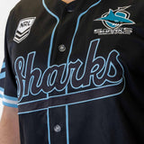 NRL Sharks 'Homer' Baseball Shirt - Youth - Ashtabula
