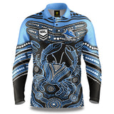 NRL Sharks 'Karumba' Fishing Shirt - Adult
