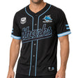 NRL Sharks 'Homer' Baseball Shirt - Ashtabula