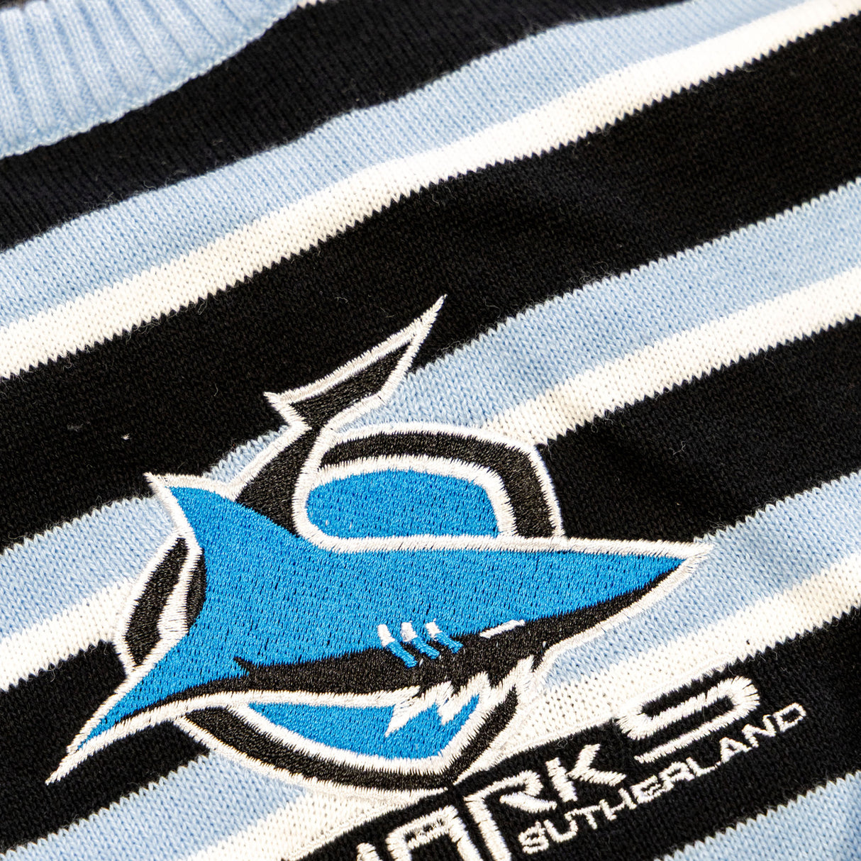 NRL Sharks 'Crossbar' Knit Jumper - Ashtabula