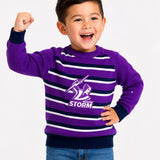 NRL Storm 'Crossbar' Kids Jumper - Ashtabula