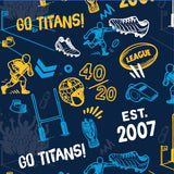 NRL Titans 'Scrambler' Golf Polo - Ashtabula
