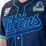 NRL Titans 'Homer' Baseball Shirt - Youth - Ashtabula