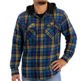NRL Titans 'Highland' Hooded Flannel Shirt - Ashtabula