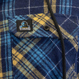 NRL Titans 'Highland' Hooded Flannel Shirt - Ashtabula