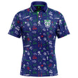 NRL Warriors 'Scrambler' Golf Polo - Ashtabula