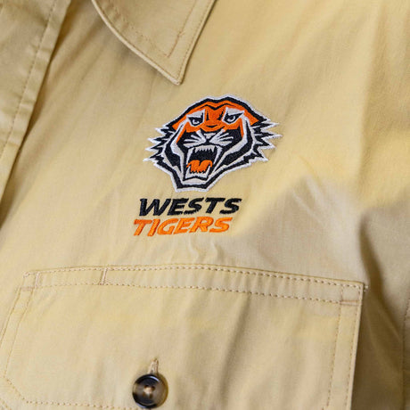 NRL Wests Tigers 'Rusty' Work Shirt - Ashtabula