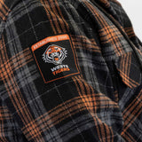 NRL Wests Tigers 'Highland' Hooded Flannel Shirt - Ashtabula