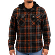 NRL Wests Tigers 'Highland' Hooded Flannel Shirt - Ashtabula