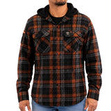 NRL Wests Tigers 'Highland' Hooded Flannel Shirt - Ashtabula