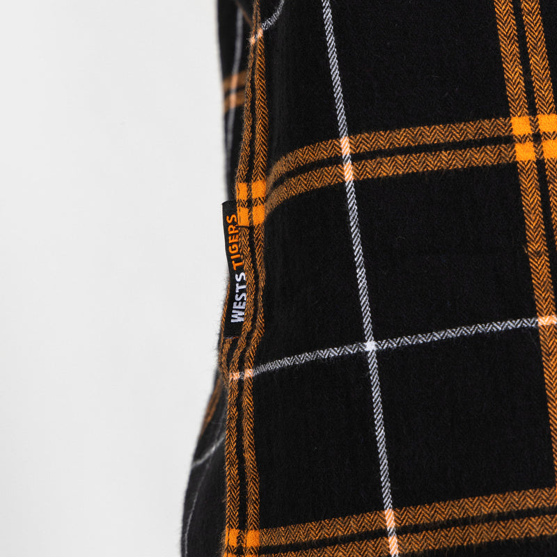 NRL Wests Tigers 'Mustang' Flannel Shirt