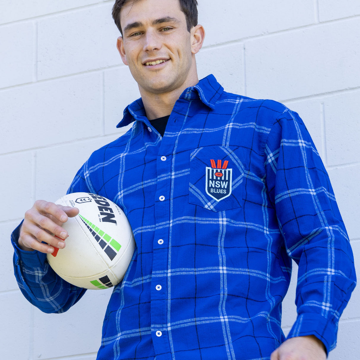 NSW Blues 'Mustang' Flannel Shirt