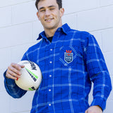 NSW Blues 'Mustang' Flannel Shirt