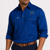NSW Blues 'Long Yard' Work Shirt - Ashtabula