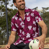 QLD Maroons 'Reef' Hawaiian Shirt