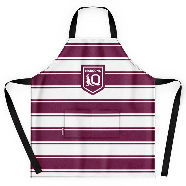 QLD Maroons 'Snagged' BBQ Apron - Ashtabula