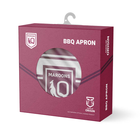 QLD Maroons 'Snagged' BBQ Apron - Ashtabula