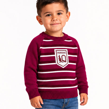 QLD Maroons 'Crossbar' Kids Jumper - Ashtabula