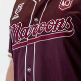 QLD Maroons 'Homer' Baseball Shirt - Youth - Ashtabula