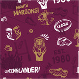 QLD Maroons 'Scrambler' Golf Polo - Ashtabula