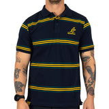 Wallabies Striped Pique Polo - Ashtabula