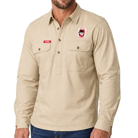 NRL Dragons 'Rusty' Work Shirt - Ashtabula
