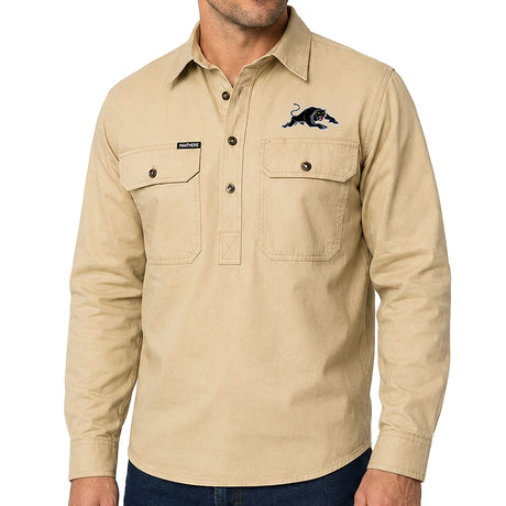 NRL Panthers 'Rusty' Work Shirt - Ashtabula
