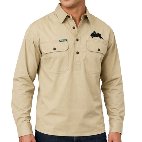 NRL Rabbitohs 'Rusty' Work Shirt - Ashtabula