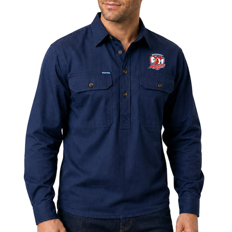 NRL Roosters 'Rusty' Work Shirt - Ashtabula