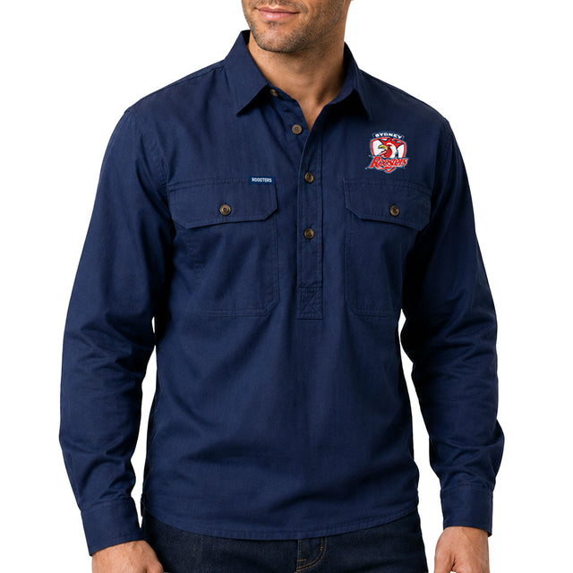 NRL Roosters 'Rusty' Work Shirt - Ashtabula