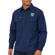 NRL Warriors 'Rusty' Work Shirt - Ashtabula