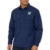 NRL Warriors 'Rusty' Work Shirt - Ashtabula