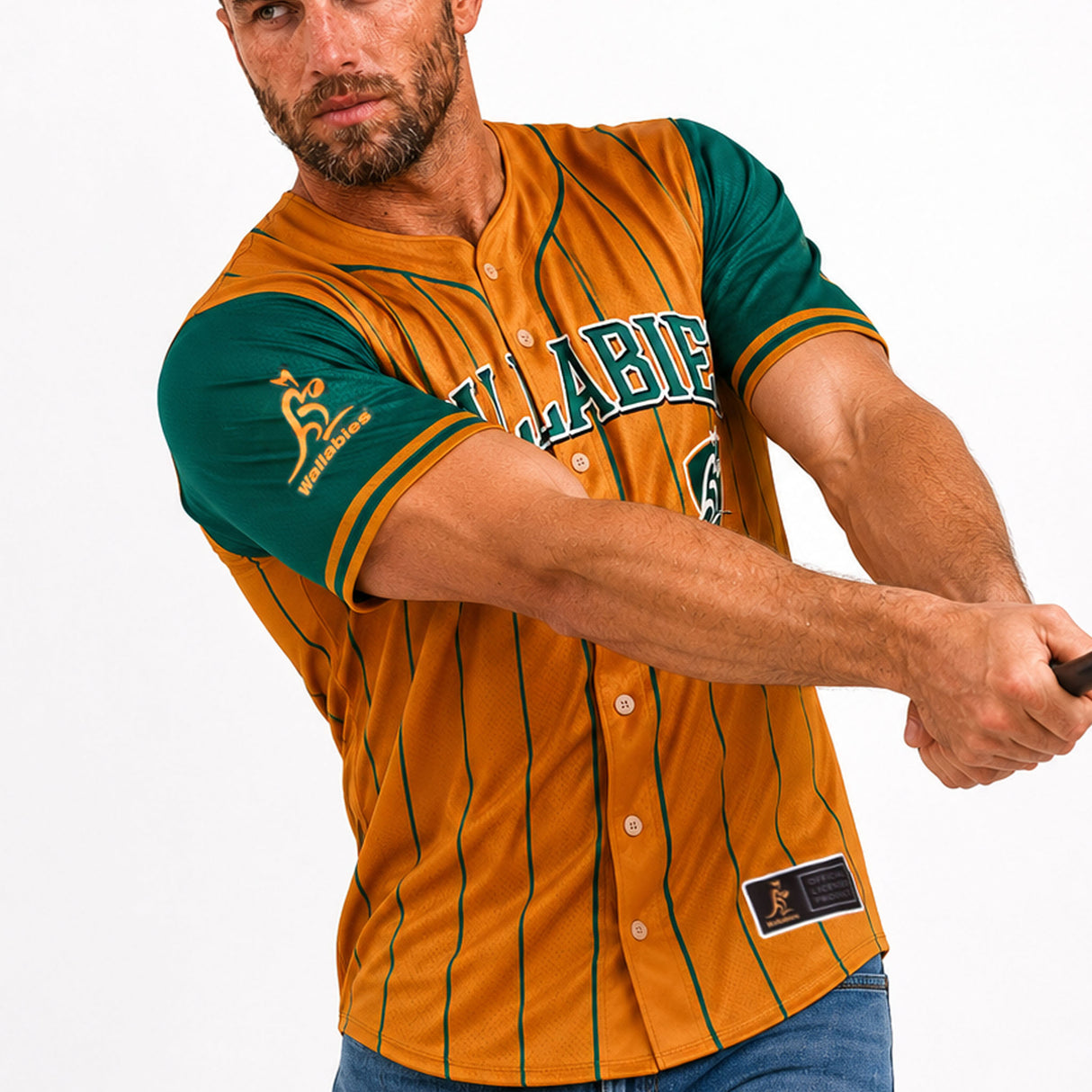 Wallabies 'Slugger' Baseball Shirt - Ashtabula