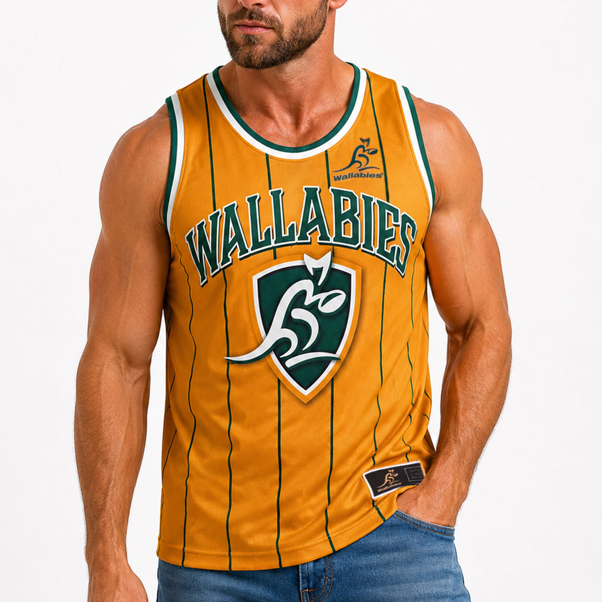 Wallabies 'Harlem' Basketball Singlet - Adult - Ashtabula