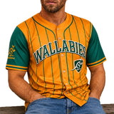 Wallabies 'Slugger' Baseball Shirt - Ashtabula