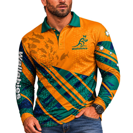 Wallabies 'Offshore' Fishing Shirt - Adult - Ashtabula