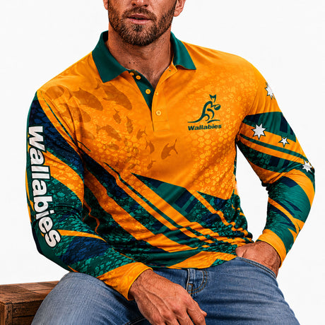 Wallabies 'Offshore' Fishing Shirt - Adult - Ashtabula