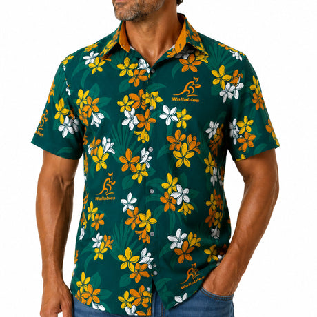 Wallabies 'Reef' Hawaiian Shirt - Ashtabula