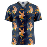 Wallabies 'Wally' Medical Scrub Top - Ashtabula