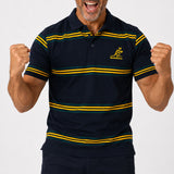 Wallabies Striped Pique Polo - Ashtabula