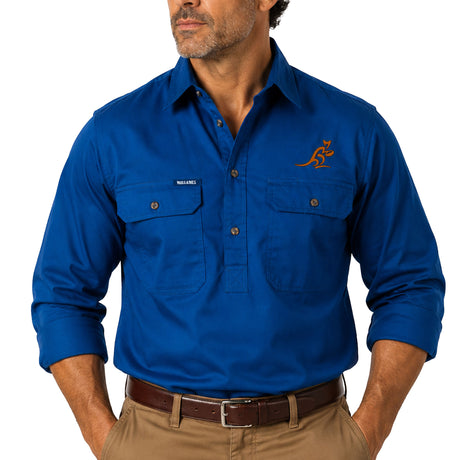 Wallabies 'Long Yard' Work Shirt - Ashtabula