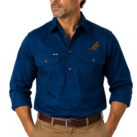 Wallabies 'Long Yard' Work Shirt - Ashtabula