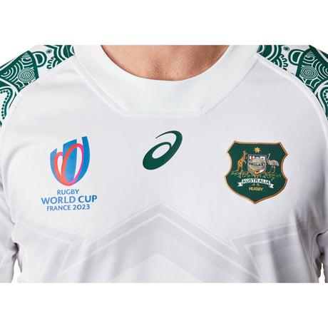 Wallabies RWC 2023 Replica First Nations Jersey by Asics  - Adult - Ashtabula