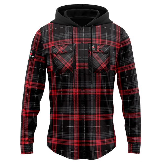 NZ Crusaders Hooded Flannel - Ashtabula