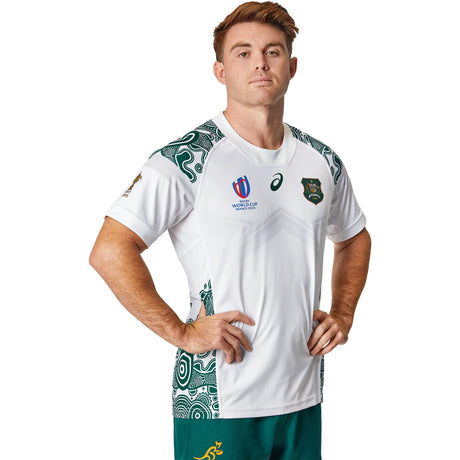 Wallabies RWC 2023 Replica First Nations Jersey by Asics  - Adult - Ashtabula