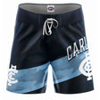 AFL Carlton 'Barrel' Board Shorts - Adult - Ashtabula