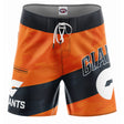AFL GWS Giants 'Barrel' Board Shorts - Youth - Ashtabula