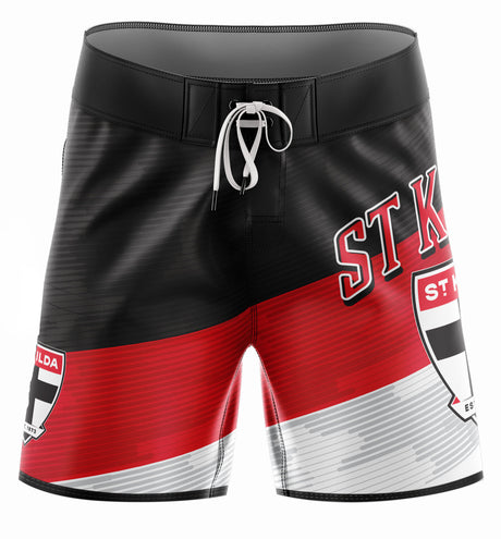 AFL St Kilda 'Barrel' Board Shorts - Youth - Ashtabula