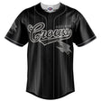 AFL Adelaide Crows Blackout Baseball Shirt - Ashtabula